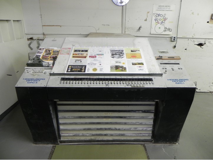 Offset printing press, Press