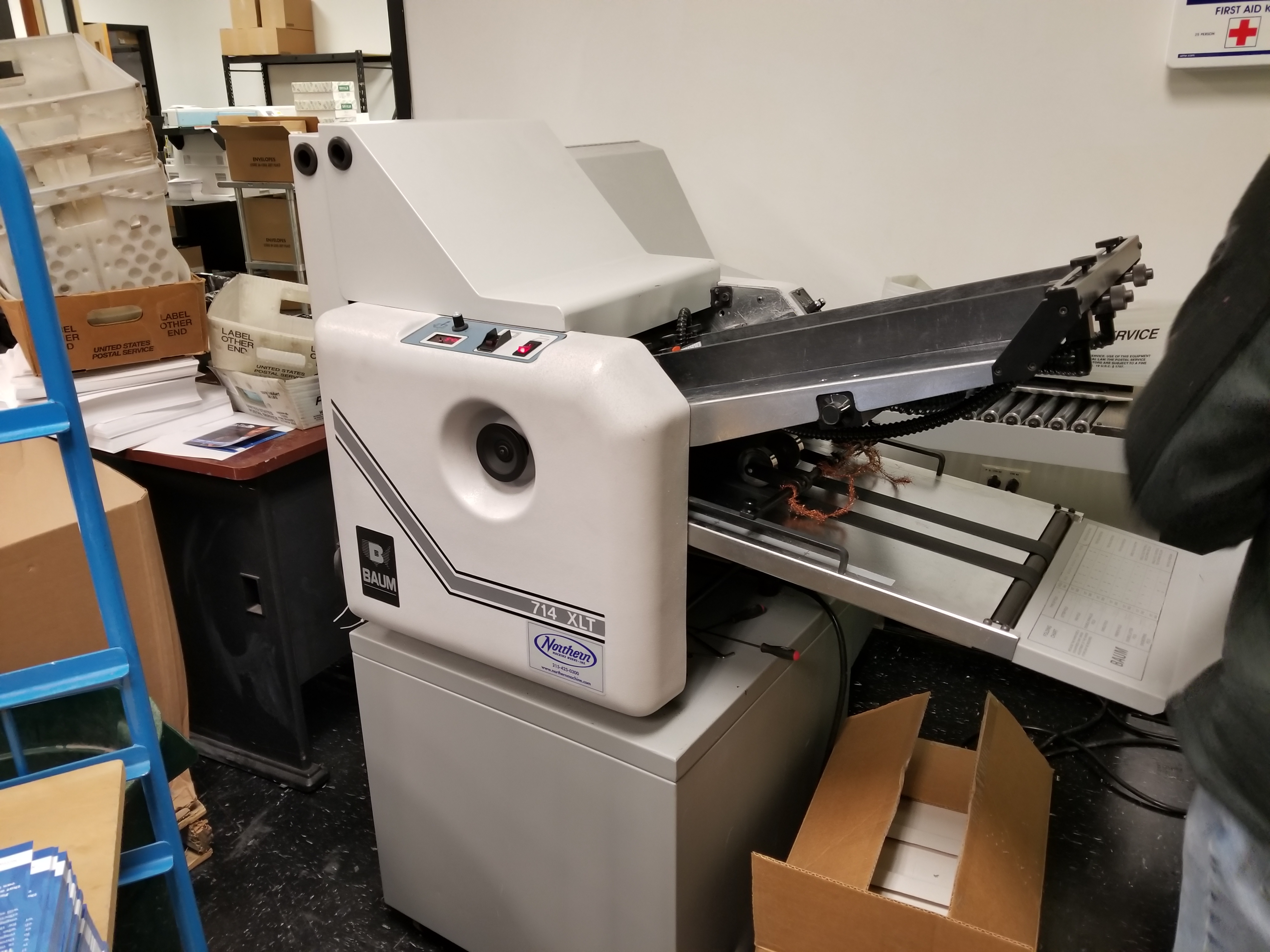2017 Baumfolder 714 XLT ULTRAFOLD with Right Angle & Perforation - 1