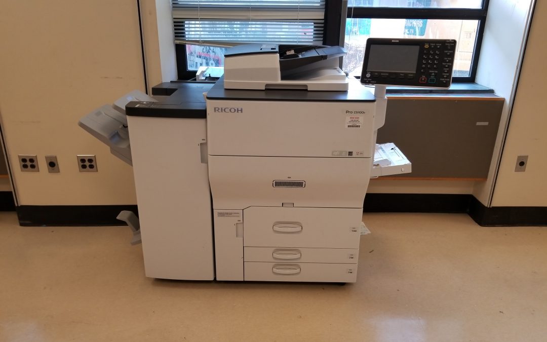 2016 Ricoh Pro C5100 with Booklet Finisher with Scanner
